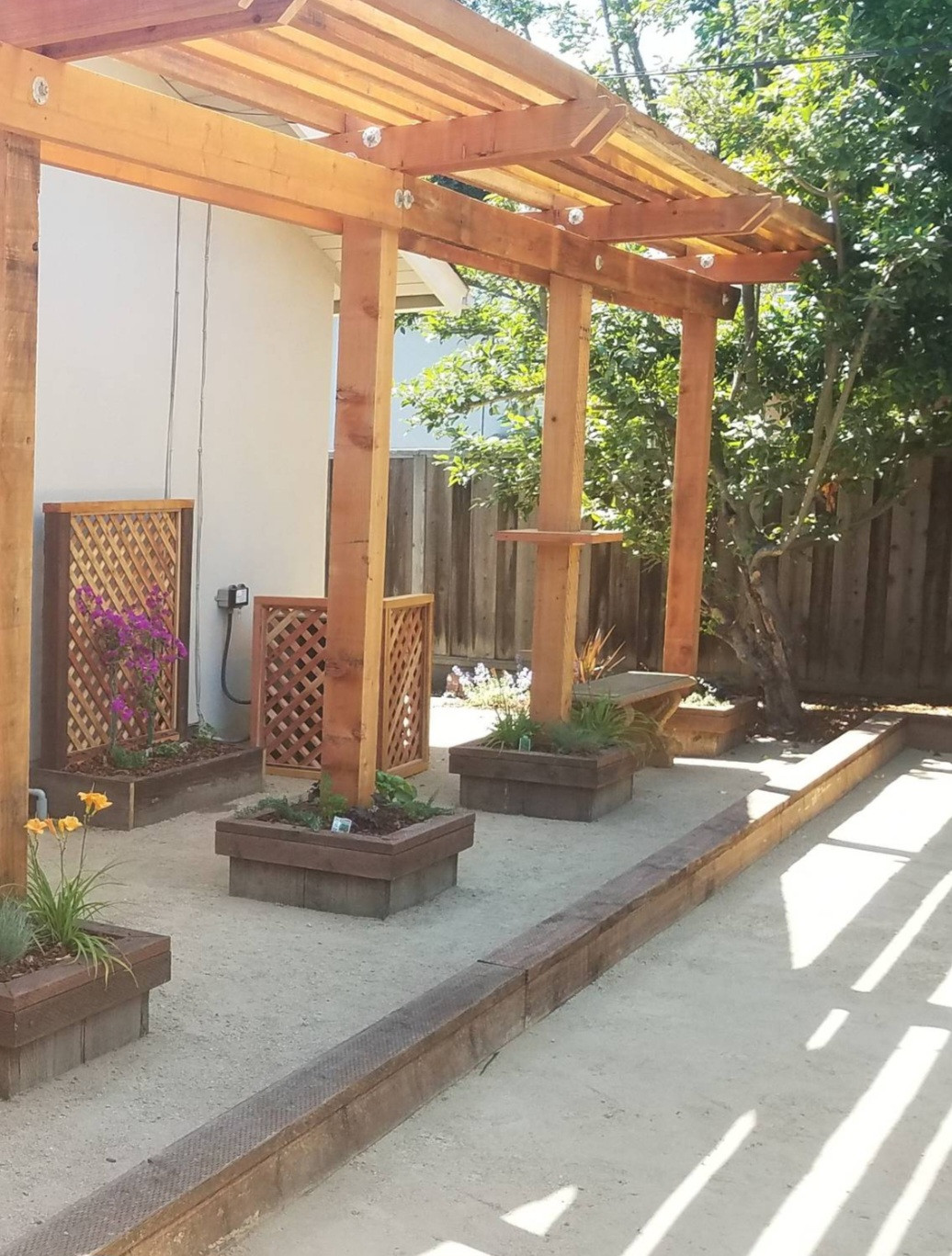 bocce installation in San Jose